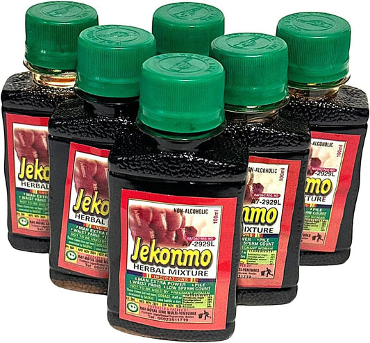 Jekonmo Herbal Mixture – Traditional Nigerian Herbal Tonic for Men’s Vitality & Wellness – 100 ml Bottle
