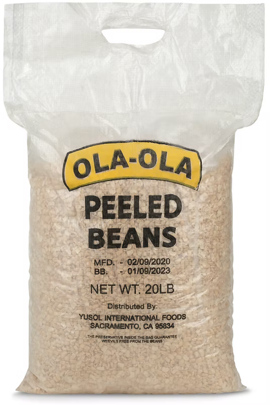 Ola-Ola peeled beans clean, ready-to-use beans for smooth moimoi and akara