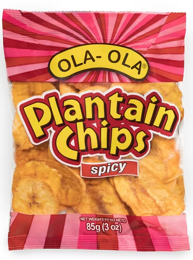 Ola-Ola plantain chips spicy, crunchy snack for bold and flavorful munching