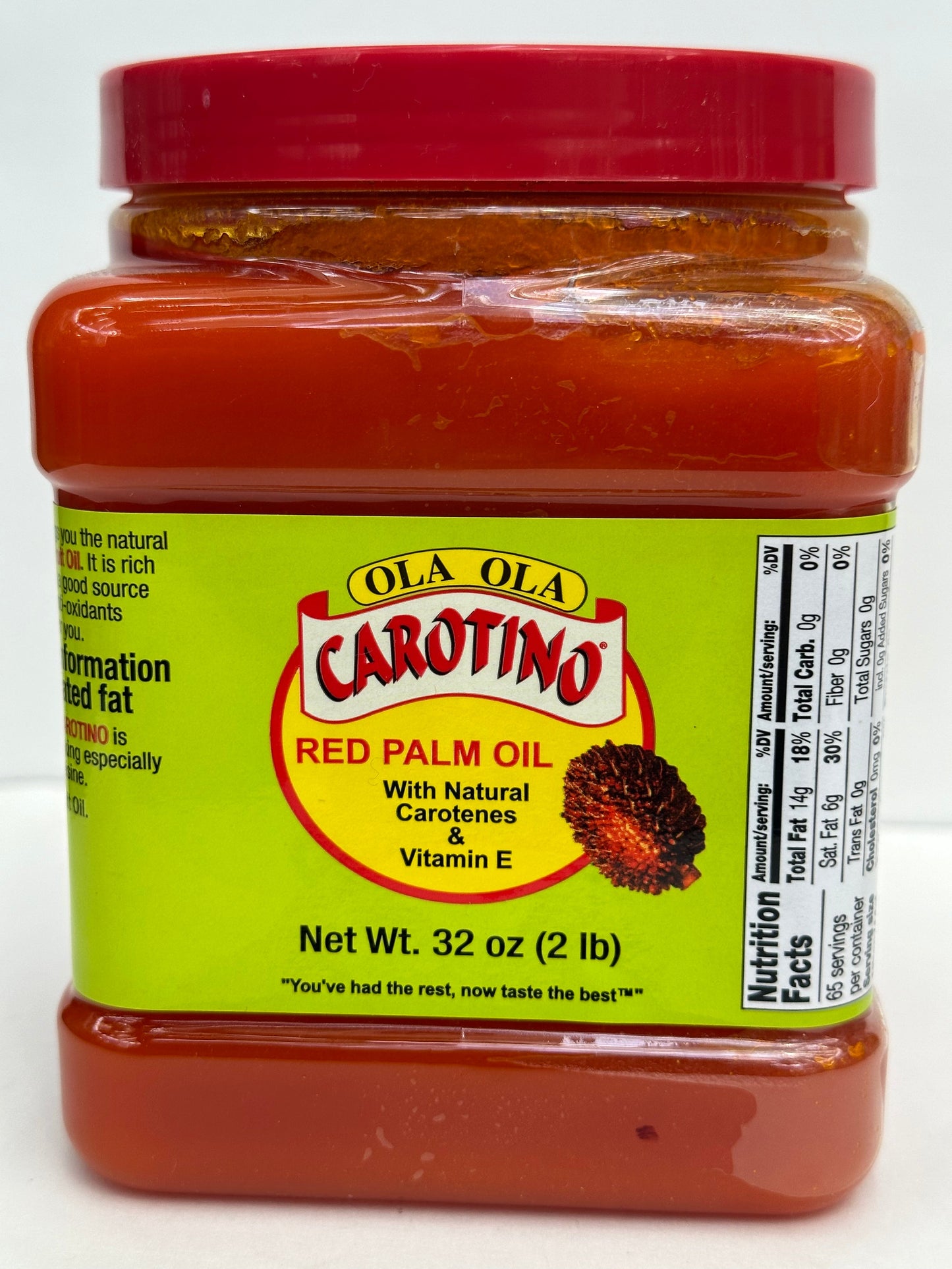 Ola Ola Carotino Red Palm Oil – Nutrient‑Rich Cooking Oil Packed with Natural Carotenes & Vitamin E – 32 oz (946 ml)