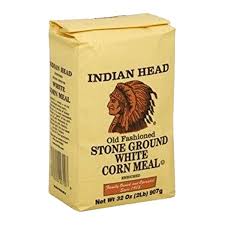 Indian Head White Corn Meal Stone-Ground for Baking & Cooking