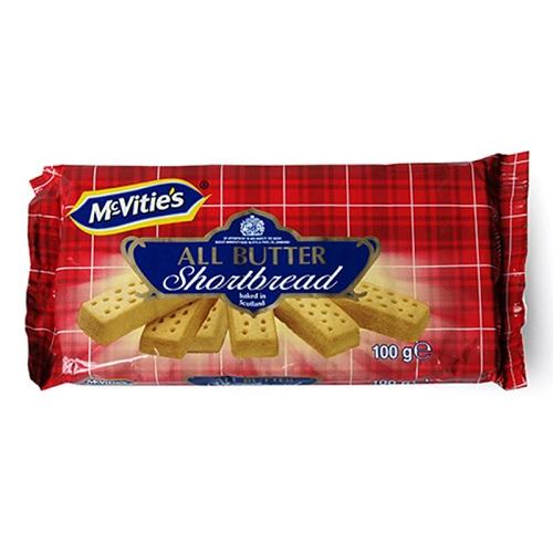 McVitie’s Butter Shortbread Biscuits Classic Buttery Cookies – 100g / 200g Pack