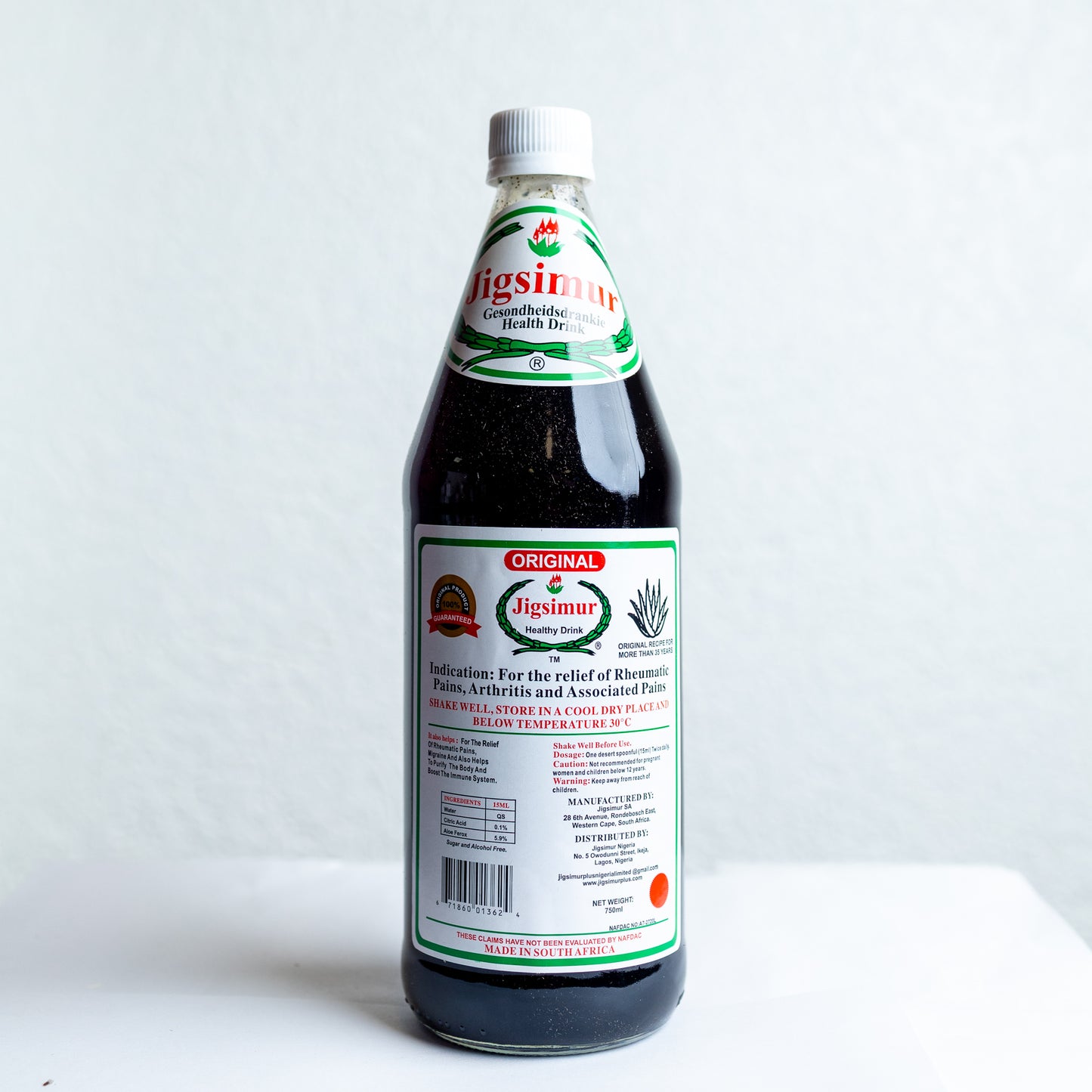 JIGSIMUR Herbal Tonic – 750 ml Bottle