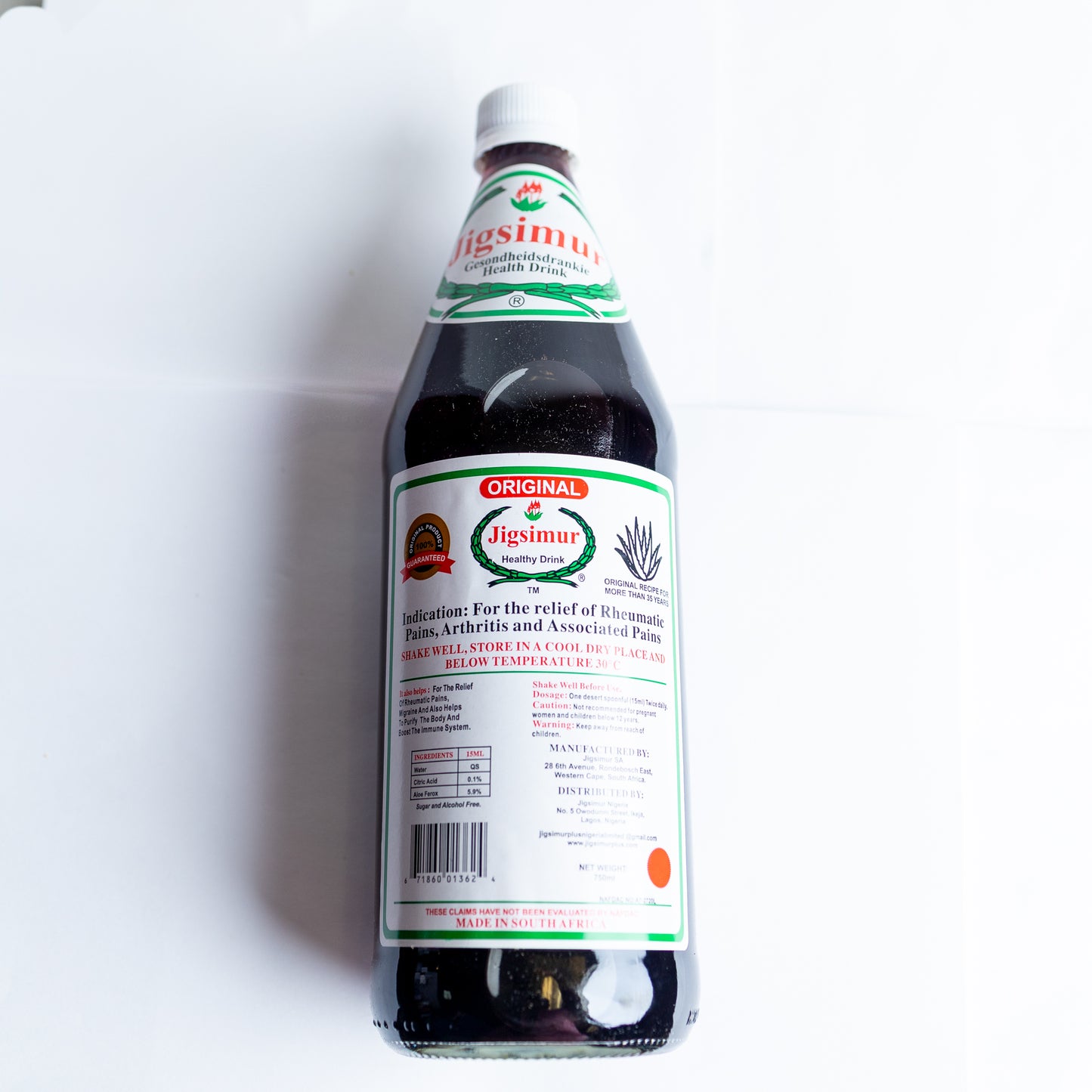 JIGSIMUR Herbal Tonic – 750 ml Bottle