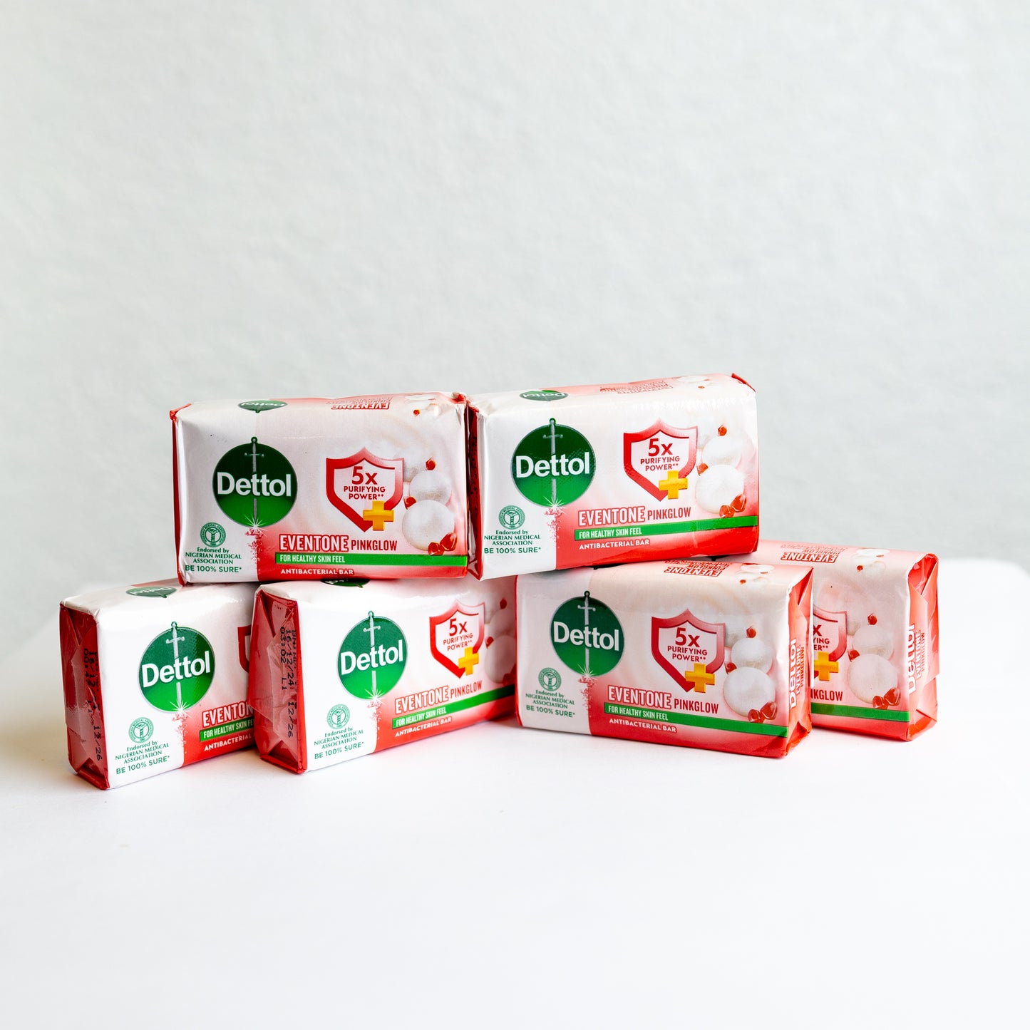 Dettol Original Soap (Eventone) – 110g Bars (Pack of 6)