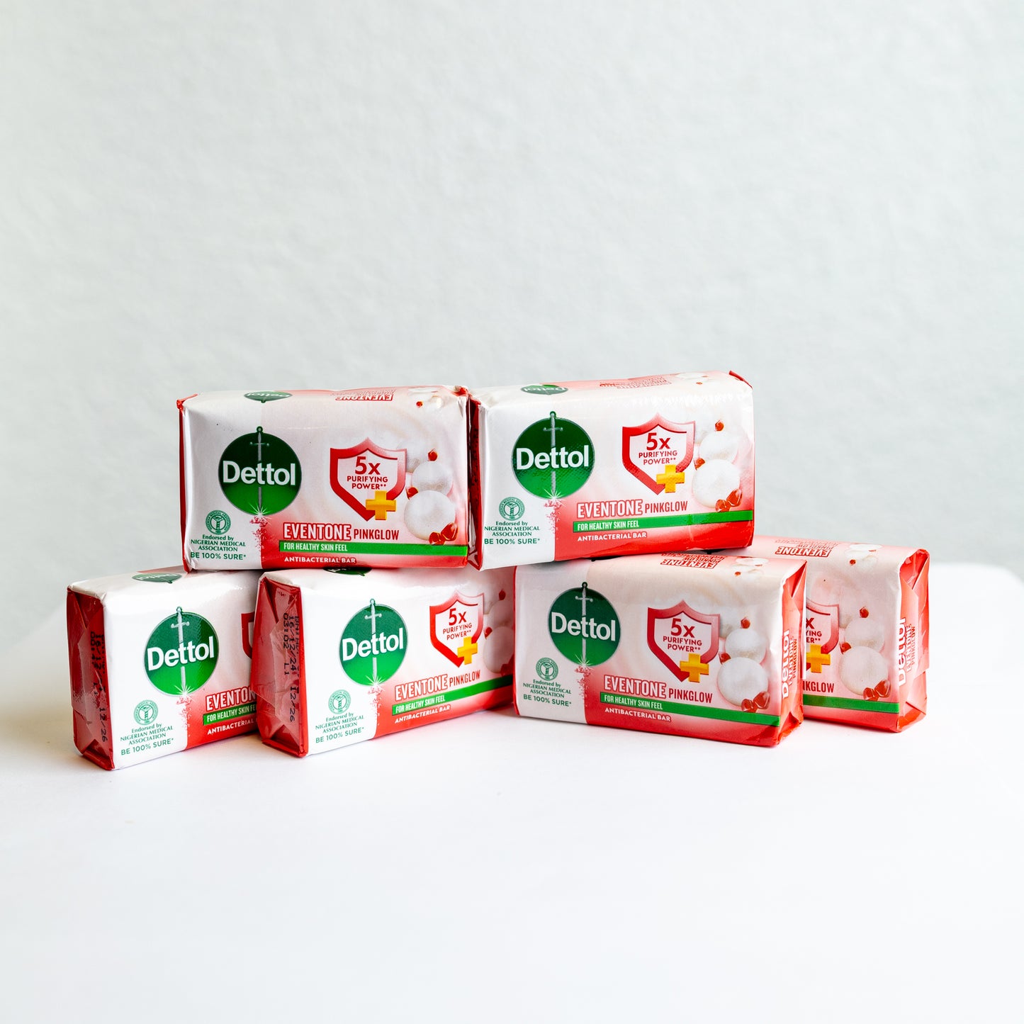 Dettol Original Soap (Eventone) – 110g Bars (Pack of 6)