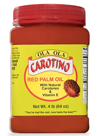 Ola-Ola Carotino red palm oil natural, nutrient-rich oil for flavorful and healthy cooking