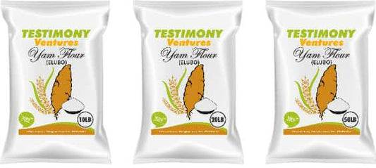 Testimony Venture yam flour smooth-textured, easy-to-prepare elubo for tasty amala
