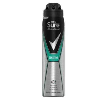 Sure Men Motion Sense Sensitive Dry Deodorant Spray 250 ml