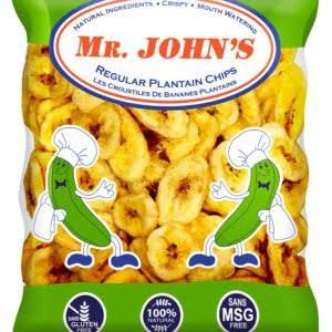 Mr. John's Regular Plantain Chips Classic Crunchy Snack – 150g / 400g Pack