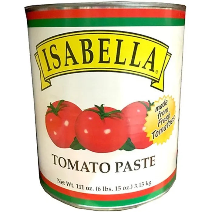 Isabella Tomato Paste – 111oz (6.94 lbs / 3.15kg) Can
