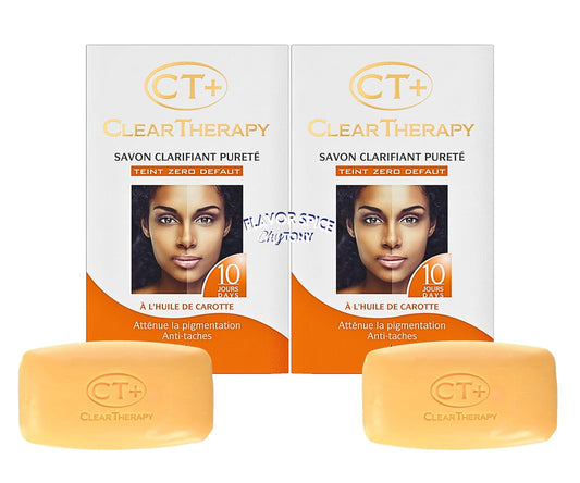 CT+ Clear Therapy Lightening Purifying Soap – Brightening & Deep‑Cleansing Soap Bar – 175 g (6.3 oz)