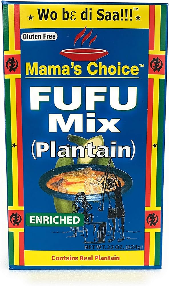 Mama's Choice Plantain Fufu Mix – Smooth and Easy-to-Prepare Traditional Fufu