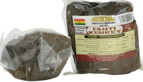 Nkulenu's Fanti Kenkey Traditional Fermented Corn Dough – 400g Pack