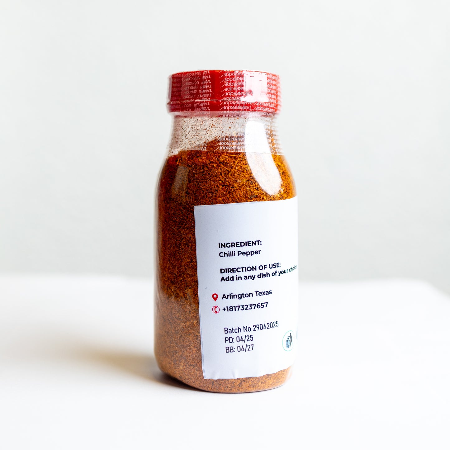 Testimony Ventures Ground Chilli Pepper – 160 g Jar