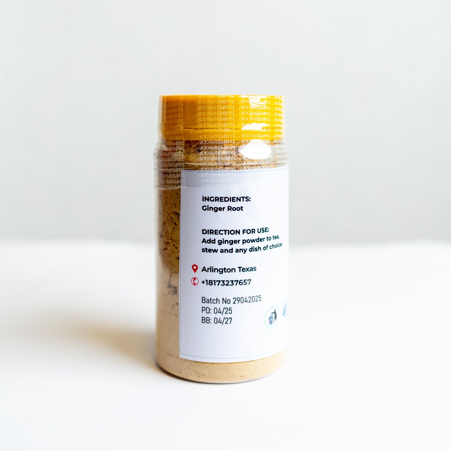 Testimony Ventures Ginger Powder – Aromatic, Health-Boosting Spice