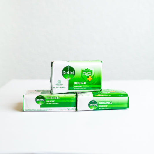 Dettol Original Soap Antibacterial Protection for Healthy Skin – 160g Bars (Pack of 4)