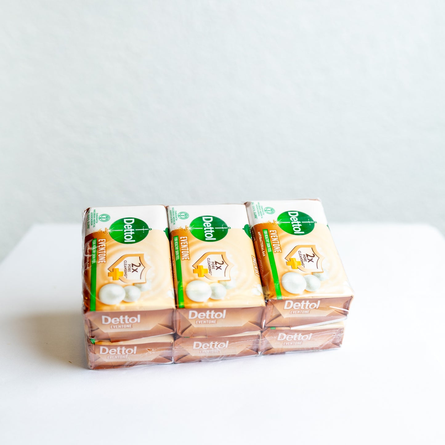 Dettol Original Soap (Eventone) – 160g Bars (Pack of 6)