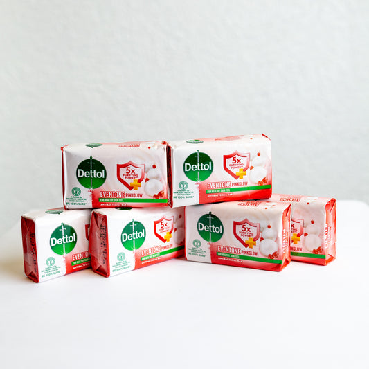 Dettol Original Soap (Eventone) – 110g Bars (Pack of 6)