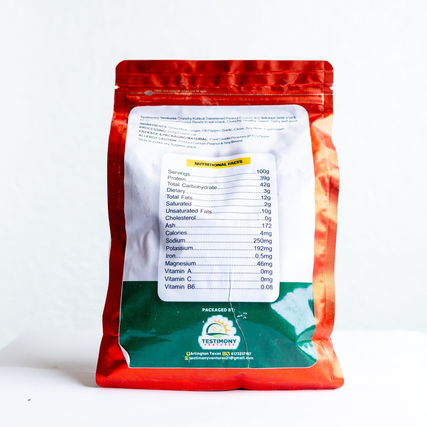 Testimony Ventures Crunchy KuliKuli