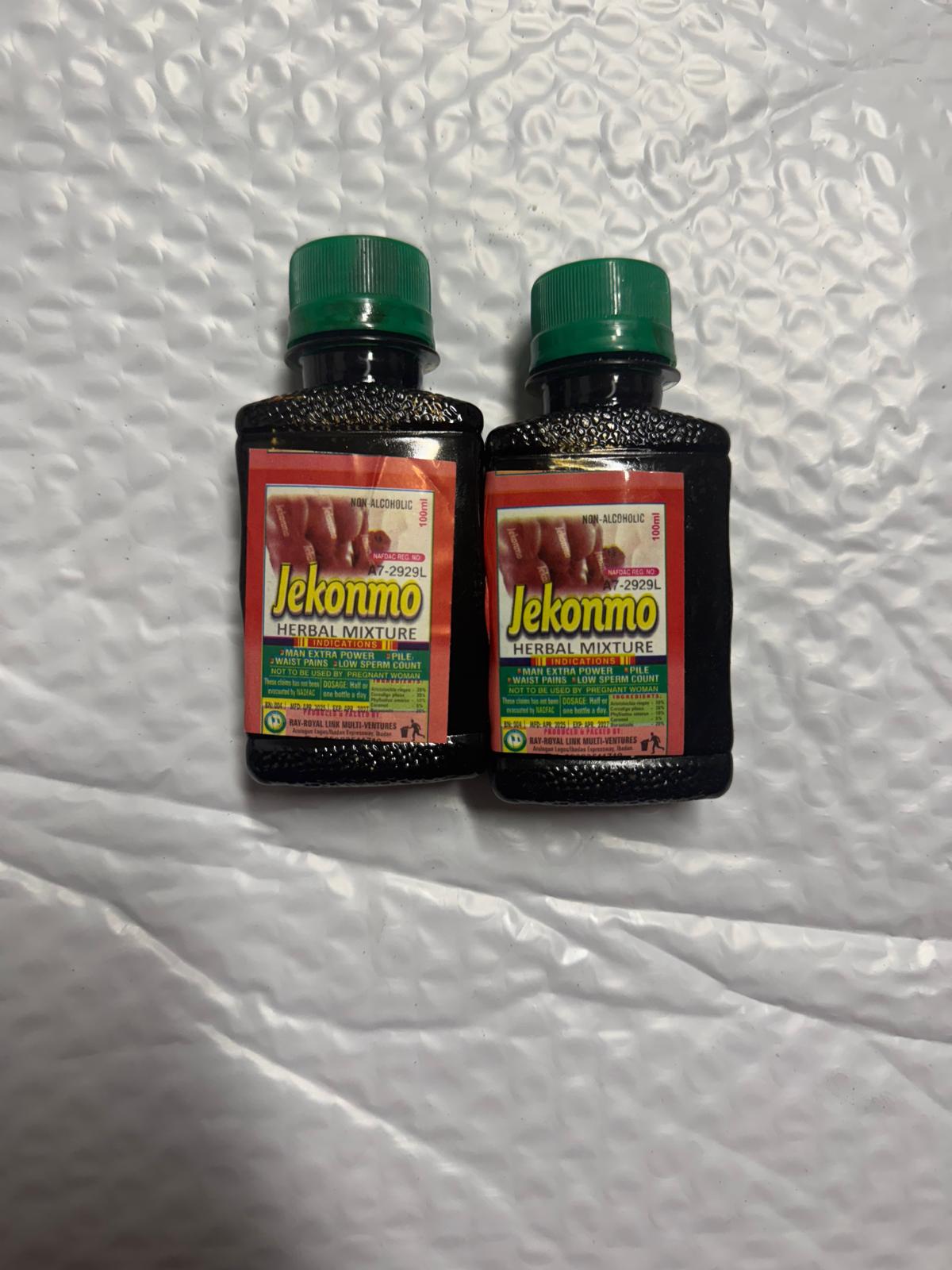 Jekonmo Herbal Mixture – Traditional Nigerian Herbal Tonic for Men’s Vitality & Wellness – 100 ml Bottle