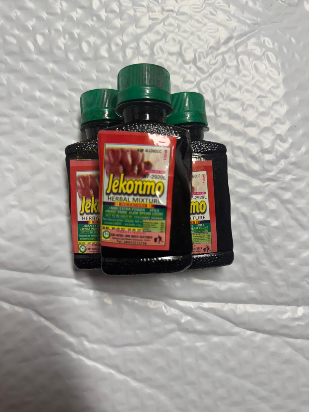 Jekonmo Herbal Mixture – Traditional Nigerian Herbal Tonic for Men’s Vitality & Wellness – 100 ml Bottle