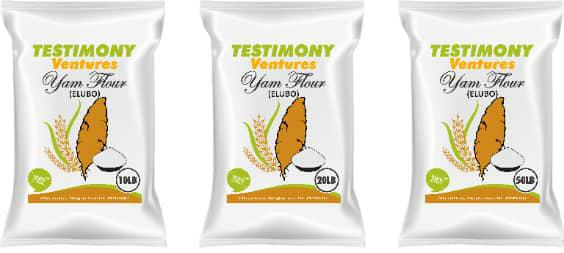 Testimony Venture yam flour smooth-textured, easy-to-prepare elubo for tasty amala