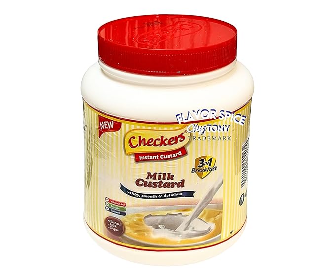 Checker Milk Custard 3 In 1